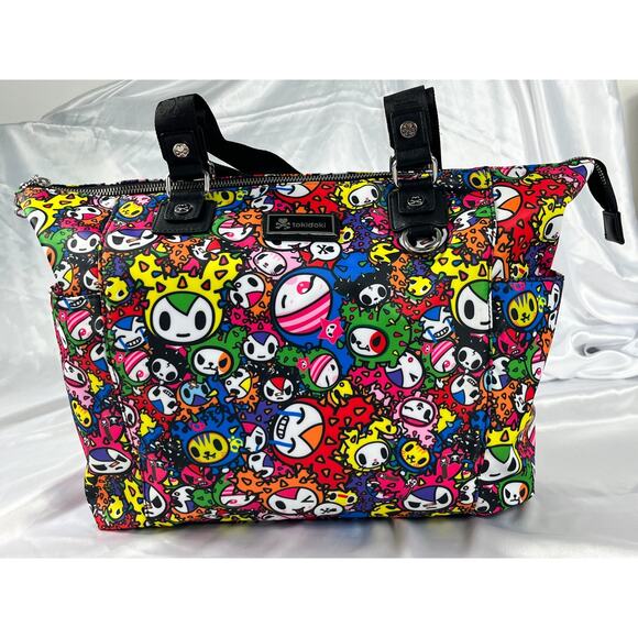 Tokidoki Cactus Friends Zipper Tote Shoulder Bag Purse Bastardino Sandy Rainbow - Picture 6 of 13